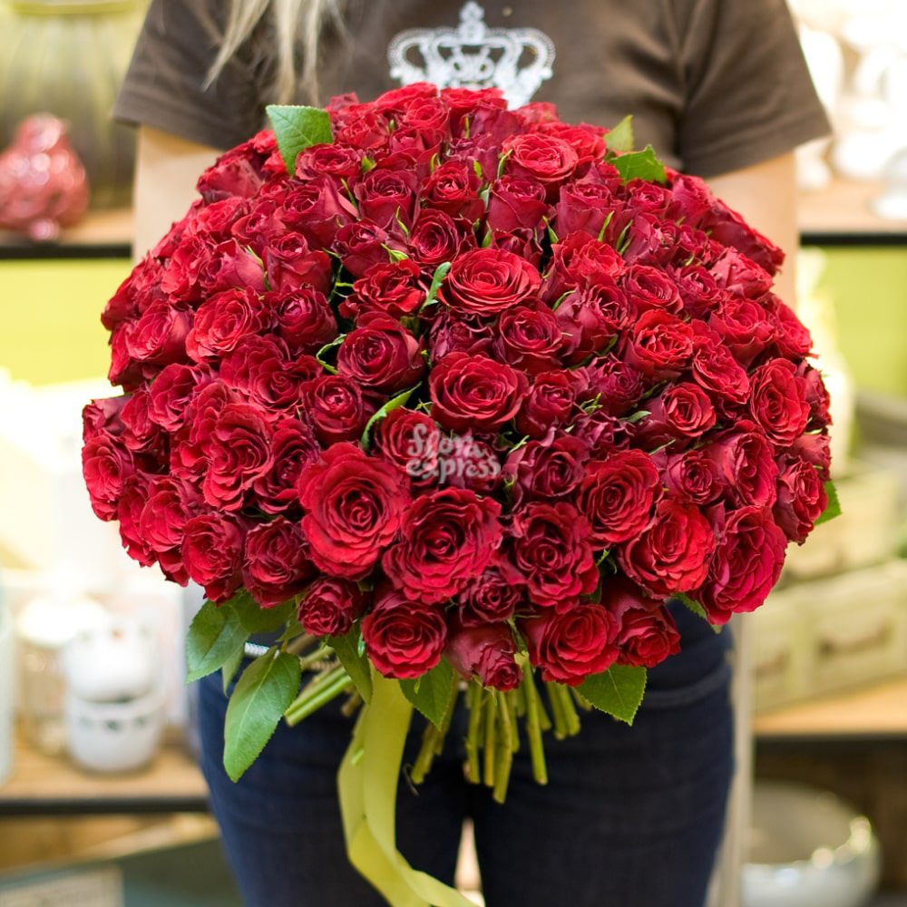 

Букет «Flora Express», Красивые красные розы